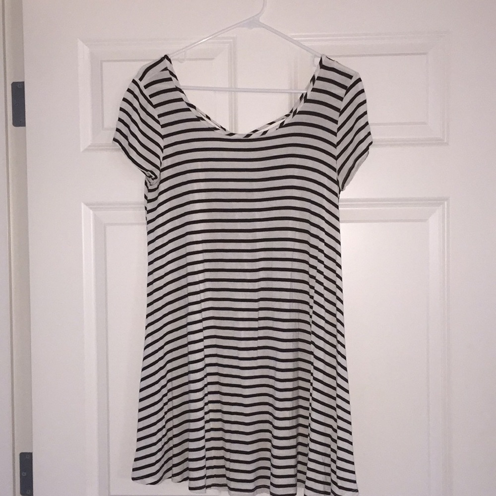 Striped T Shirt Dress